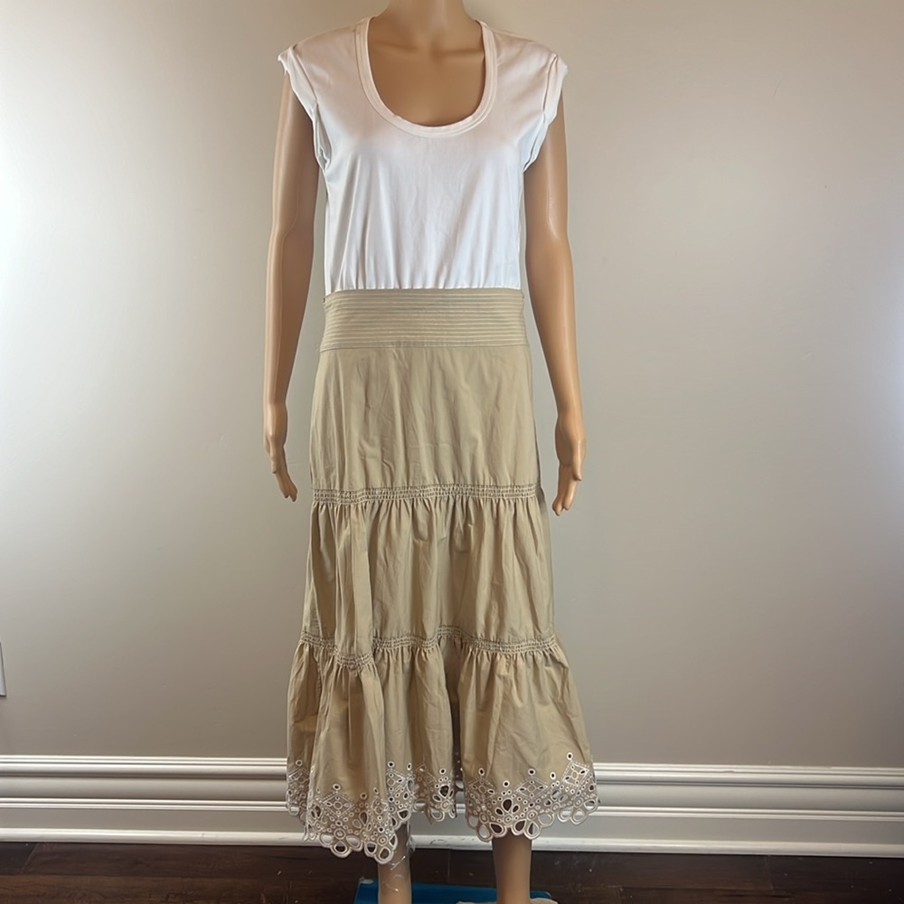 Veronica Beard Amaia Eyelet Combo Dress NWT - Picture 6 of 9